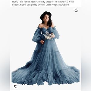 Maternity pregnancy gown dress